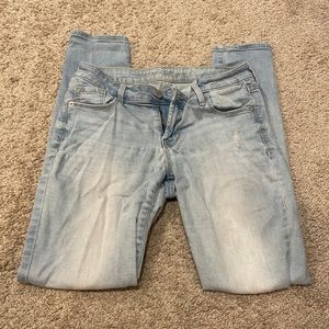 Ripped boyfriend jeans